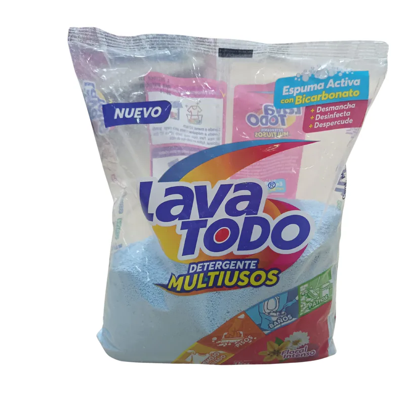 DETERGENTE LAVATODO POLVO FLORAL 1KG