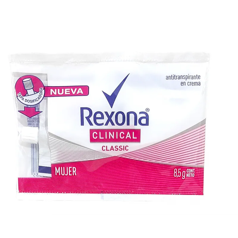 DESODORANTE EN SACHET REXONA CLINICAL MUJER 8.5G
