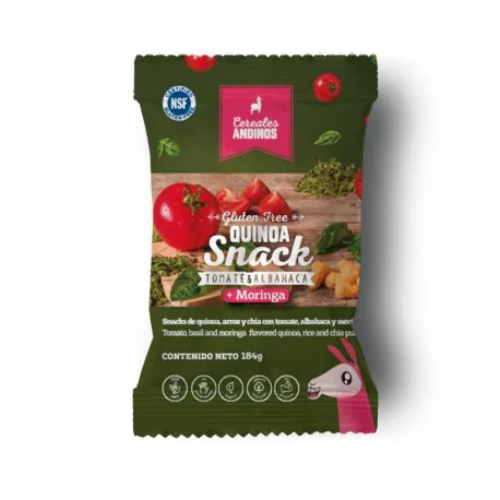 SNACK DE QUINUA 184 GR TOMATE Y ALBAHACA