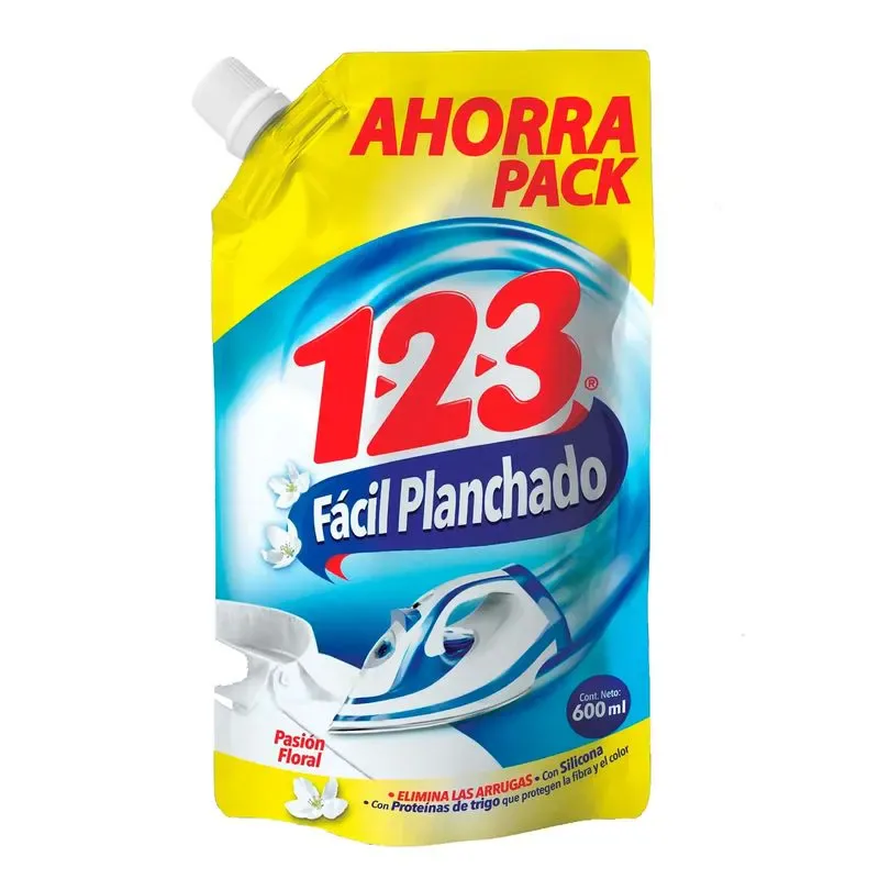 123DOYPACK FACIL PLANCHADO PASION FLORAL 600ML