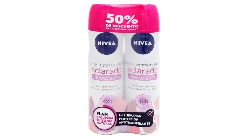 DESOD.NIVEA SPR FEM ACLARADO CLASICOX2PE