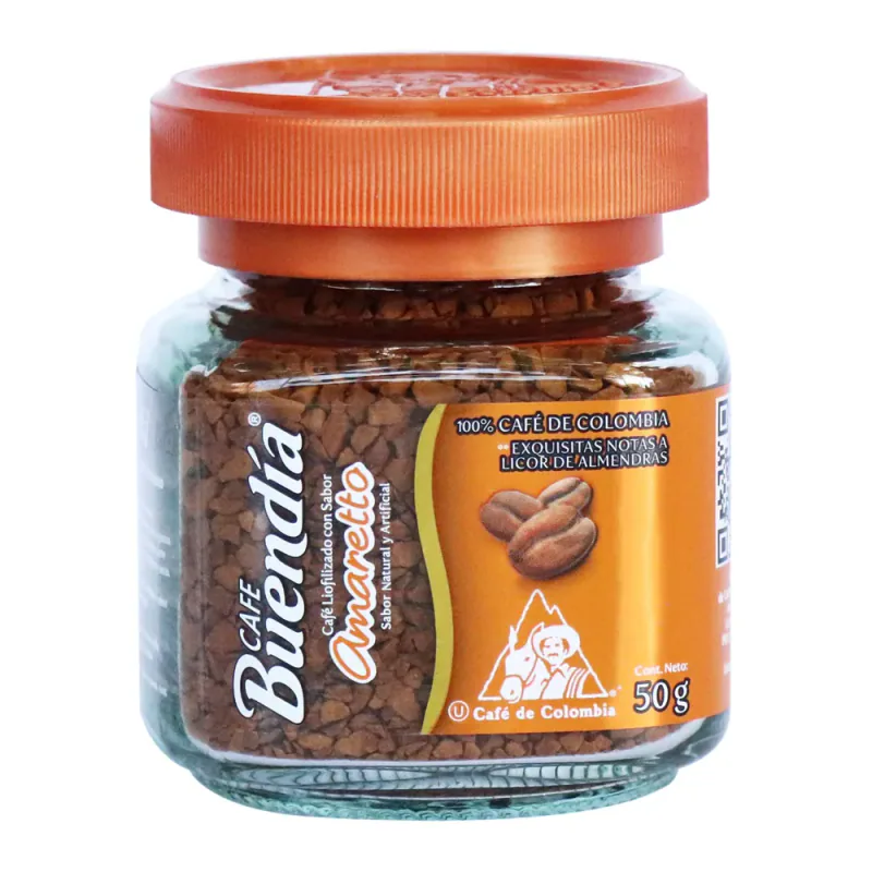 CAFE BUENDIA AMARETO SOLUBLE 50GR