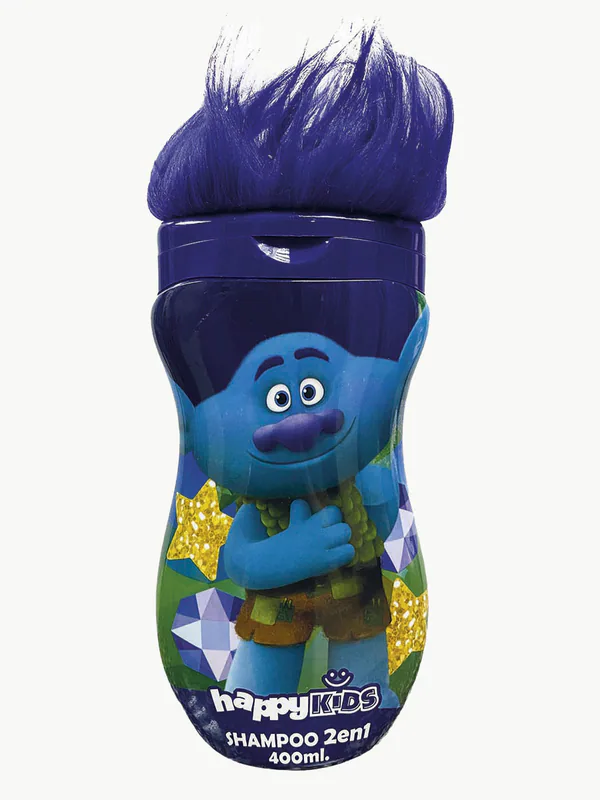 LIC. TROLLS SHAMPOO 2D BRANCH 2EN1 400ML