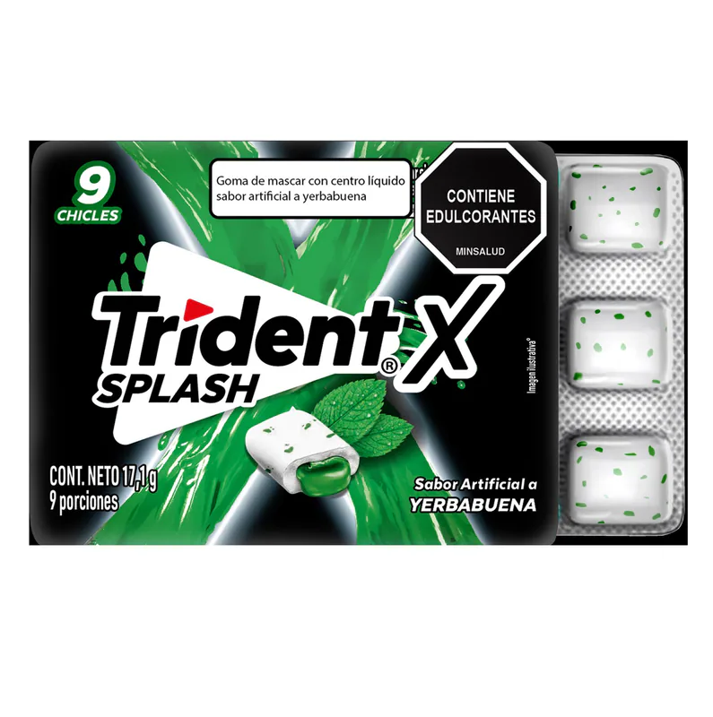 TRIDENT SPLASH YERBABUENA 18X10X17.1