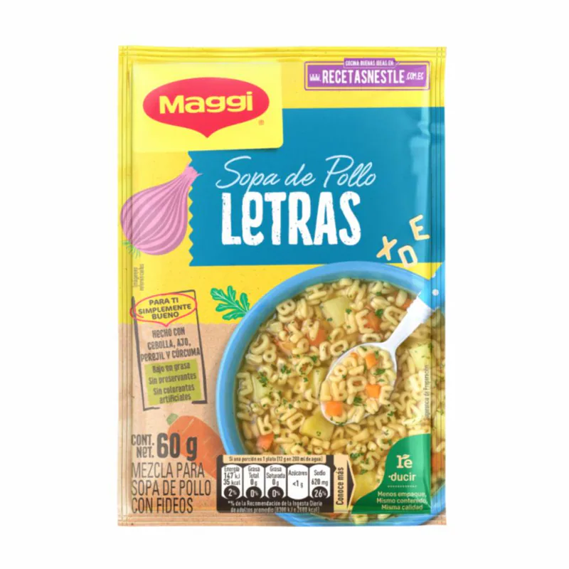 SOPA DE LETRAS MAGGI 60G