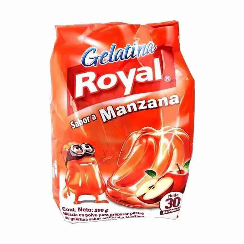 GELATINA ROYAL MANZANA 190G