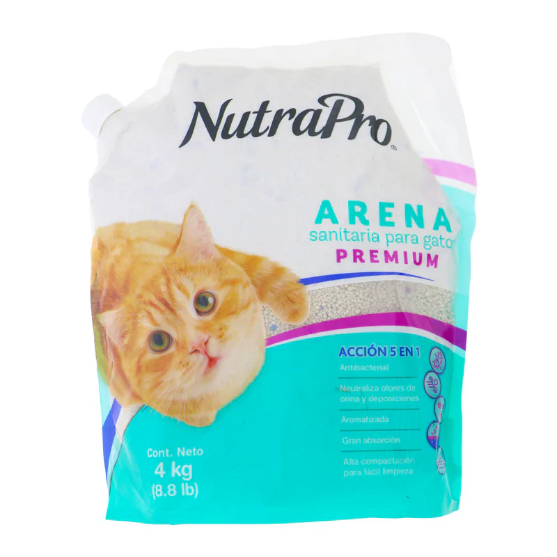 ARENA PARA GATOS LAVANDA NUTRA PRO 4KG