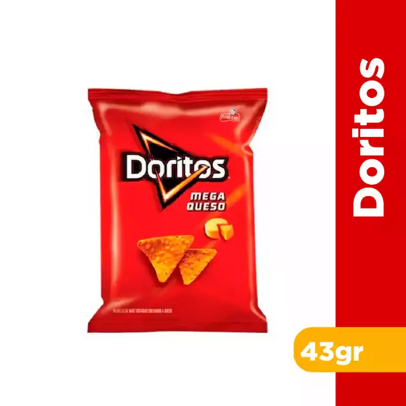 DORITOS MEGA QUESO 43G