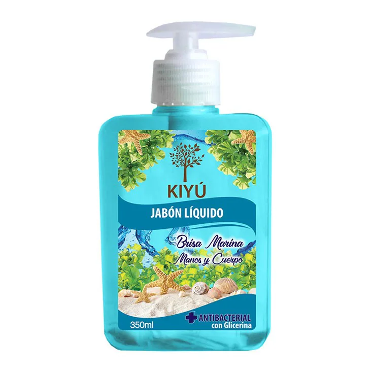 JABON LIQUIDO BRISA MARINA KIYU FRASCO 350ML