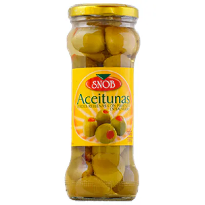 ACEITUNA VERDE RELLENA PIMI SALMUERA 240X24