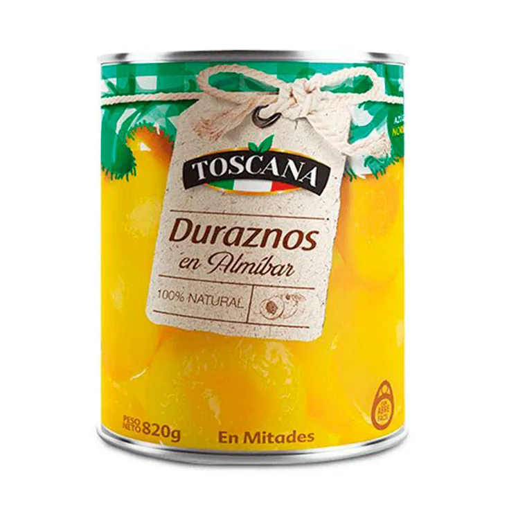 DURAZNO TOSCANA EN MITADES LATA 820GR
