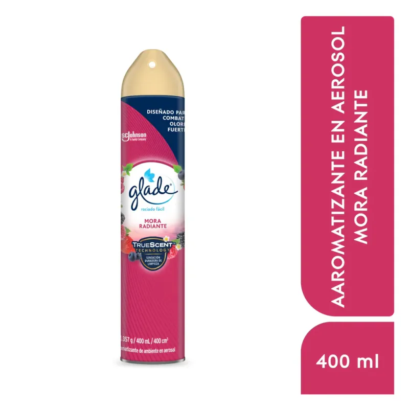 GLADE AEROSOL MORA RADIANTE 400ML