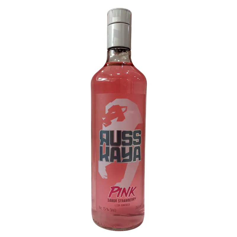 VODKA RUSSKAYA PINK 750ML X 12U
