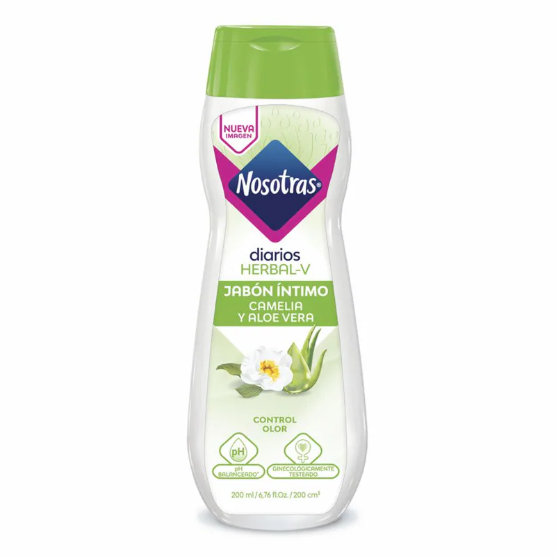 JABON INTIMO HERBAL CAMELIA ALOE VERA NOSOTRAS 200ML