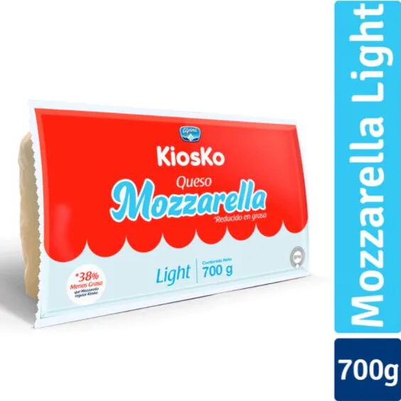QUESO MOZARELLA LIGHT 200G KIOSKO