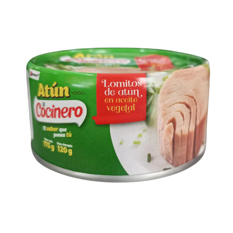 ATUN EL COCINERO ACEITE VEGETAL 175GR