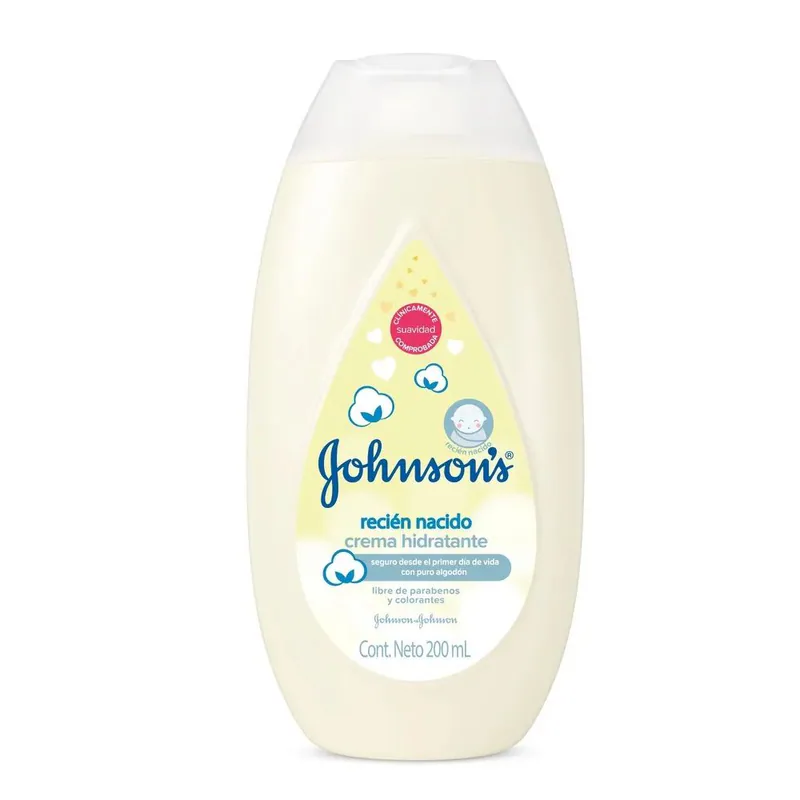 CREMA HIDRATANTE JOHNSONS RECIEN NACIDO 200/12