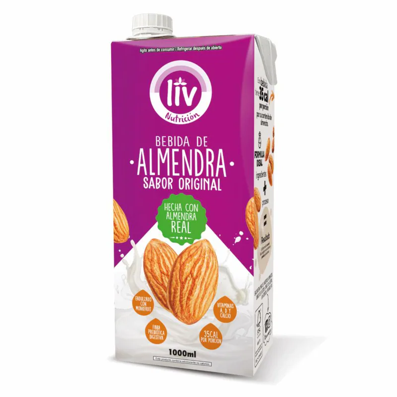 BEBIDA DE ALMENDRA NATURAL 1L