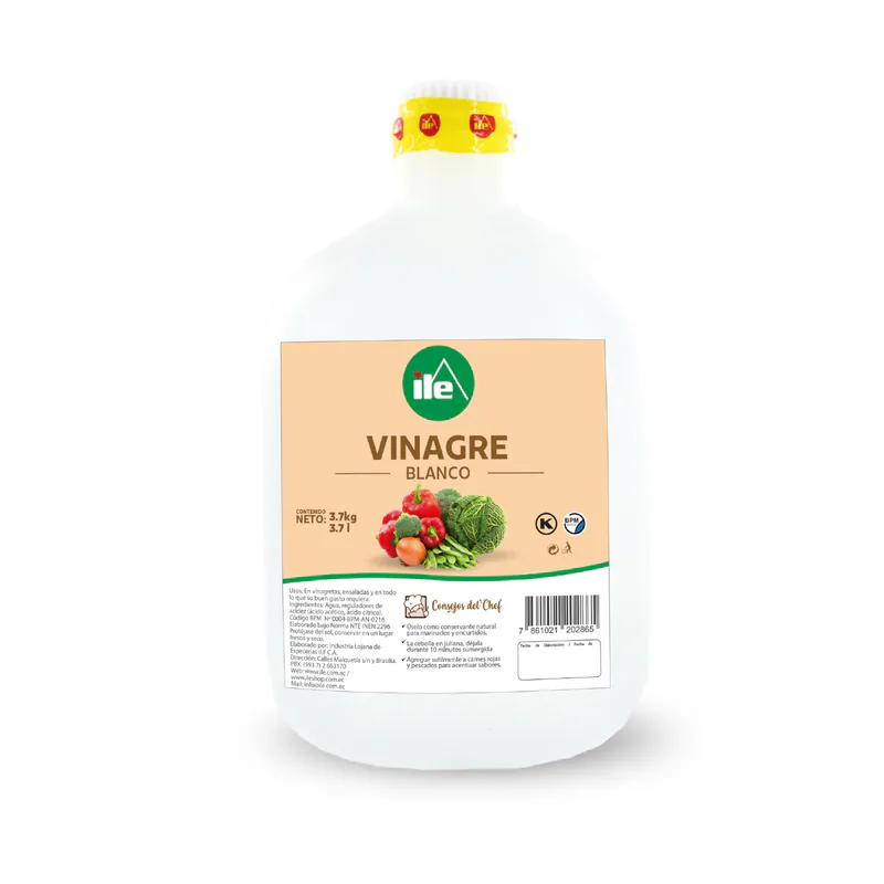 VINAGRE ILE GALN POLIETILENO 3700ML.