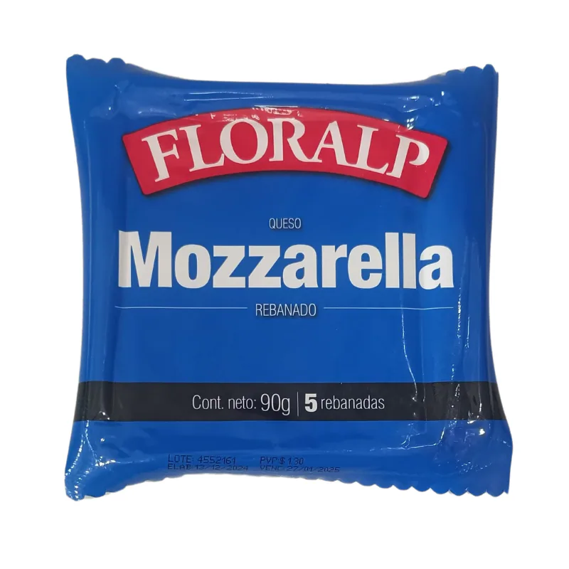 QUESO MOZARELLA REBANADA 90 G