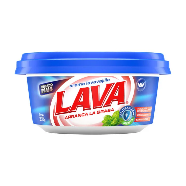 CREMA LAVAVAJILLA LAVA ANTIBACTERIAL 235G