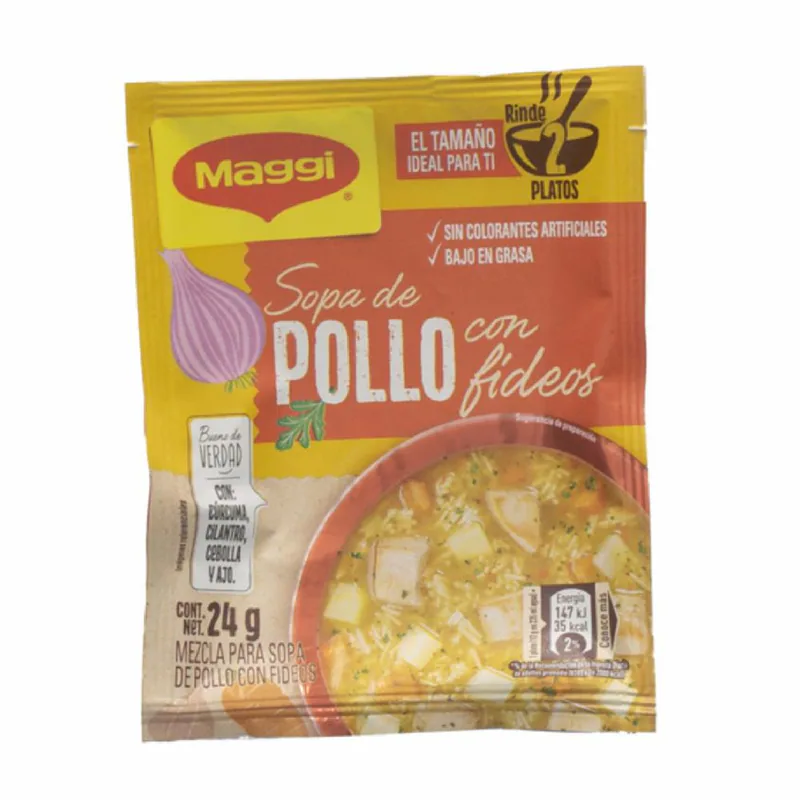 SOPA DE POLLO CON FIDEOS 60G