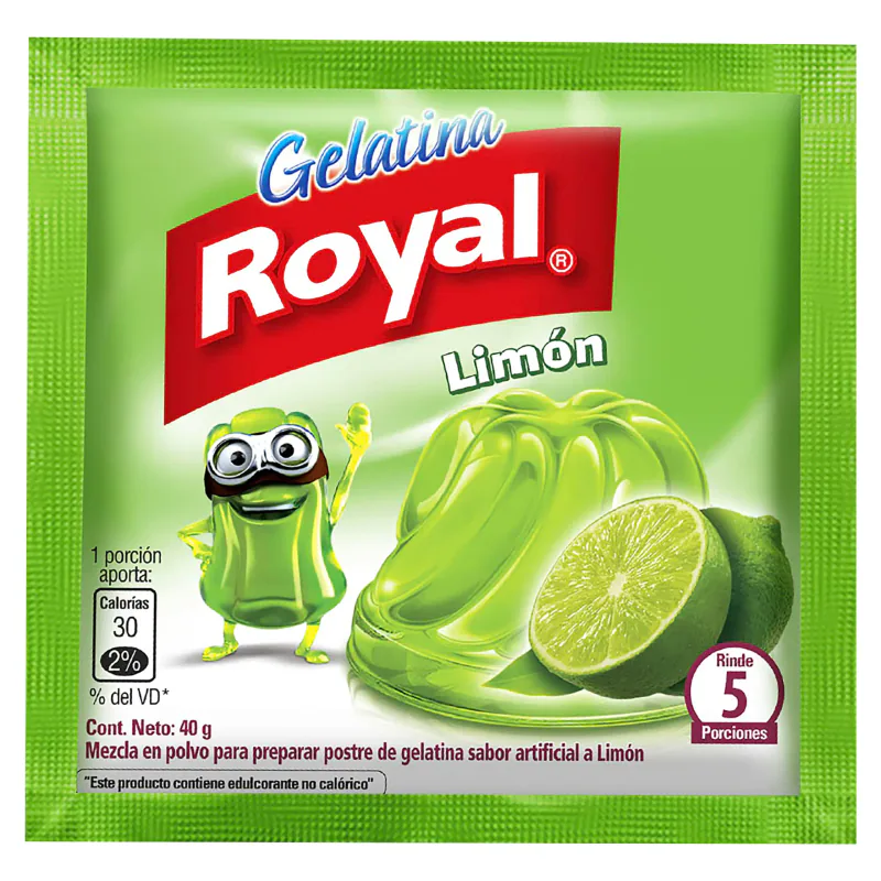 GELATINA ROYAL LIMON 40G