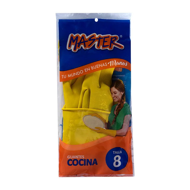 GUANTE MASTER AMARILLO 8 (M)
