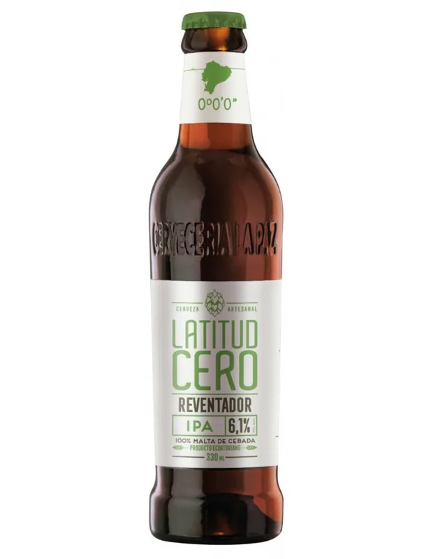 CERVEZA LATITUD CERO REVENTADOR IPA 330ML