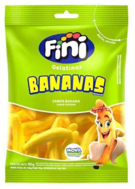 GELATINAS BANANAS SABOR BANANA FINI 80 GR
