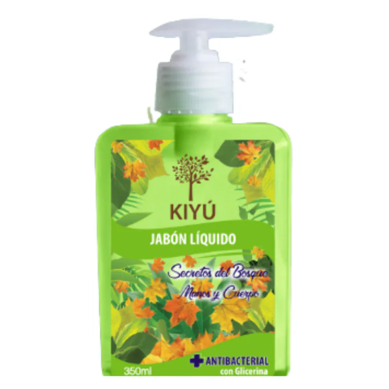 JABON LIQUIDO SECRETOS DEL BOSQUE KIYU FRASCO 350ML