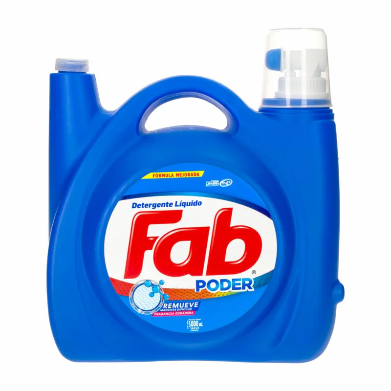 DETERGENTE LIQUIDO FAB PARAISO FLORAL 5LT