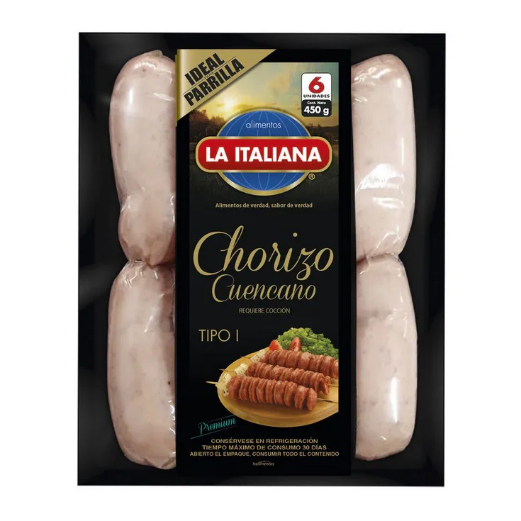 CHORIZO CUENCANO EMP 450 GR LA ITALIANA