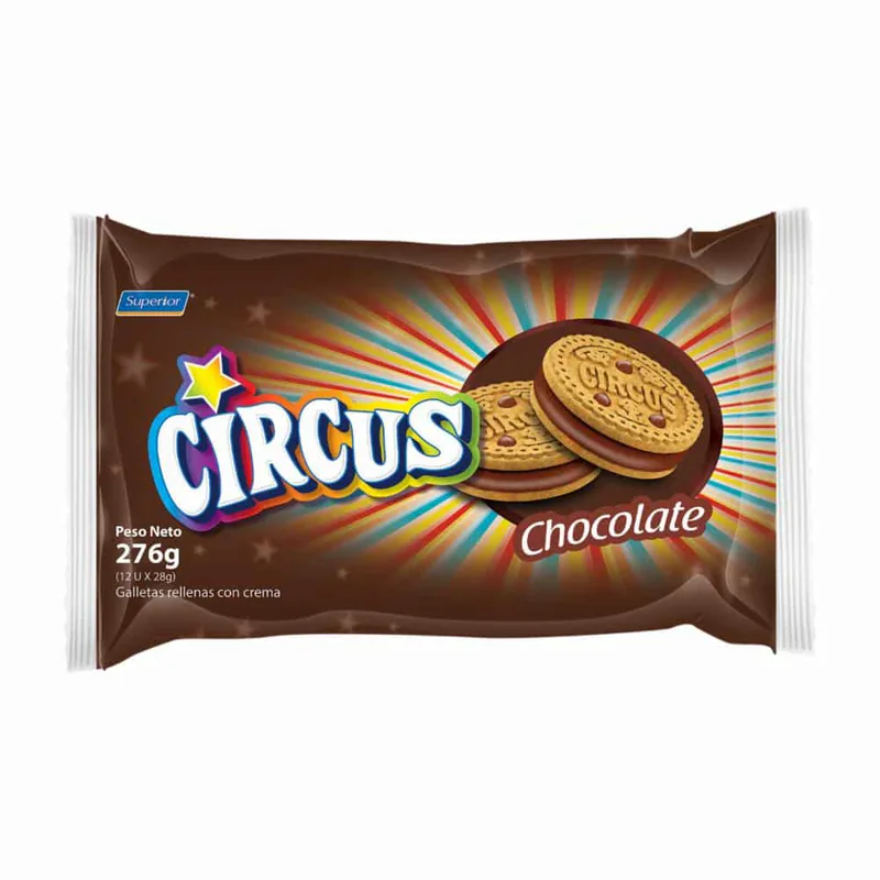 GALLETA CIRCUS CHOCOLATE 276GR (CAJ12)