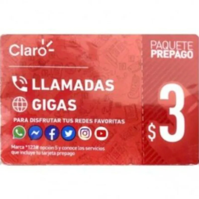 TARJETA CLARO ILIMITADAS 3.10