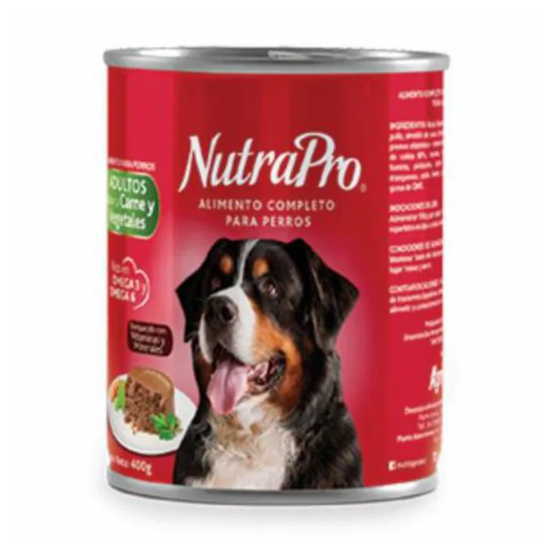 CARNE PERRO ADULTO 400G LATA NUTRA PRO