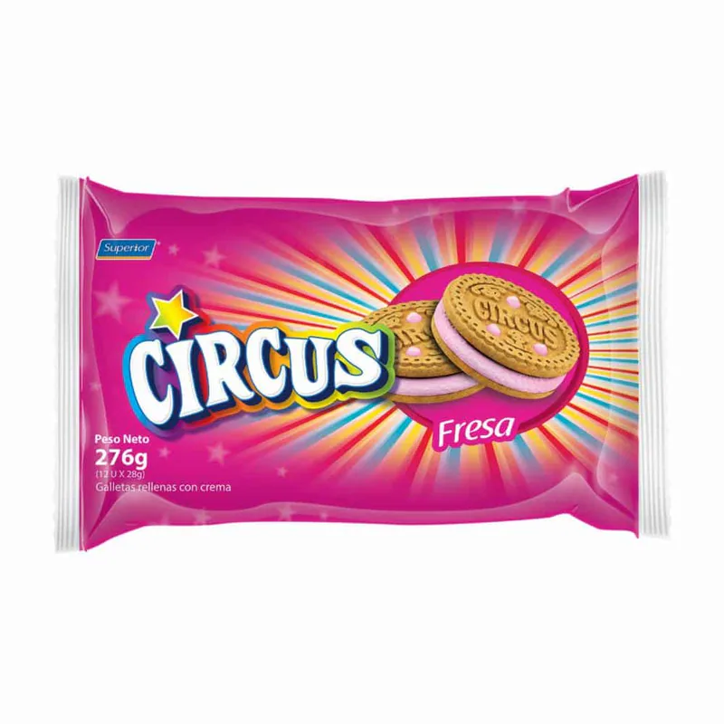 GALLETA CIRCUS FRESA 276GR (CAJ12)