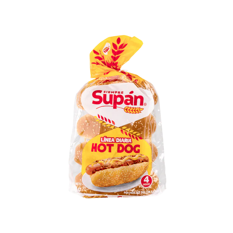 HOT DOG LINEA DIARIA 160G SUPAN