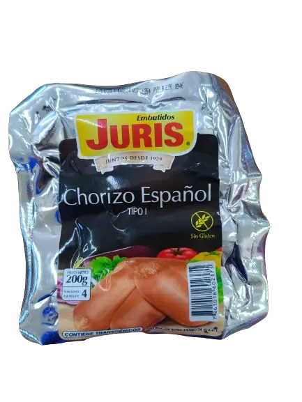 CHORIZO ESPAÑOL PREMIUM 200G. JURIS
