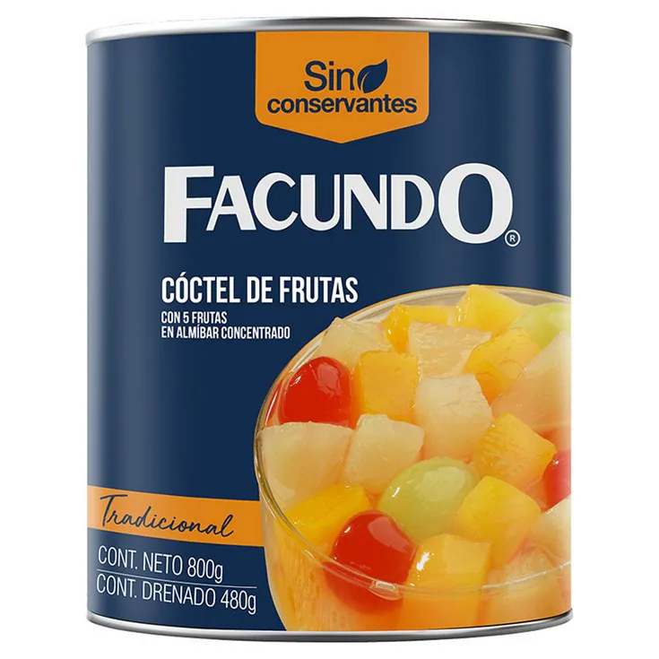 COCTEL DE FRUTA FACUNDO 800GR