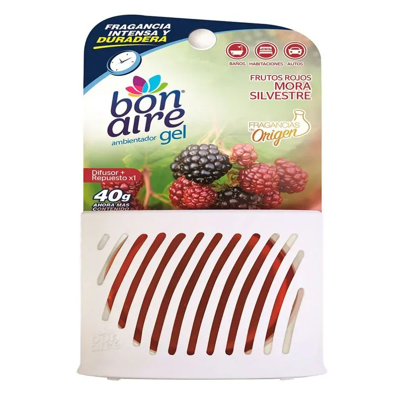 BON AIRE AMBIENTADOR GEL CANASTA MORA SILVESTRE 40G