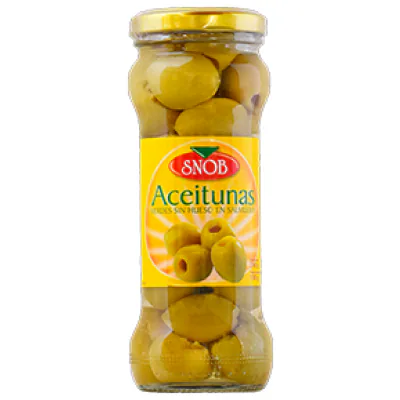 ACEITUNA VERDE SNOB SIN HUESO SALMUE 240G