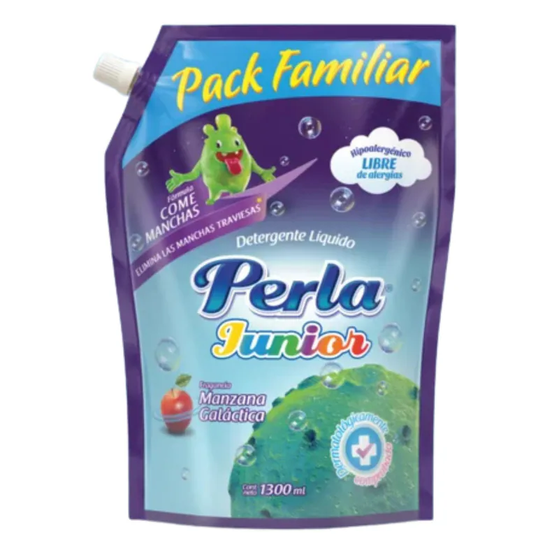 DETERGENTE JUNIOR MANZANA GALACTICA PERLA 1300ML