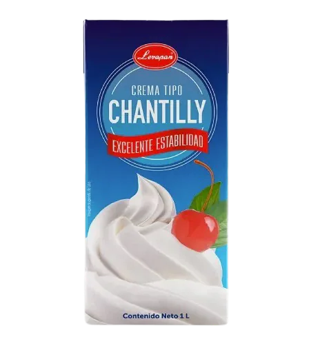 CREMA VEGETAL CHANTILLY LEVAPAN CARTON 1LT