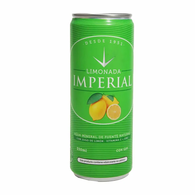 AGUA IMPERIAL LIMON LATA 330ML