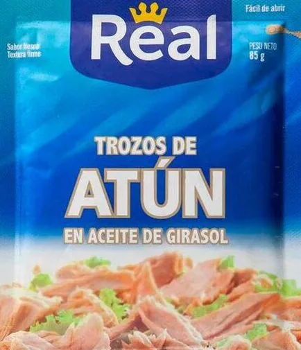 ATUN REAL LOMITOS ACEITE GIRASOL 120G DOYPACK