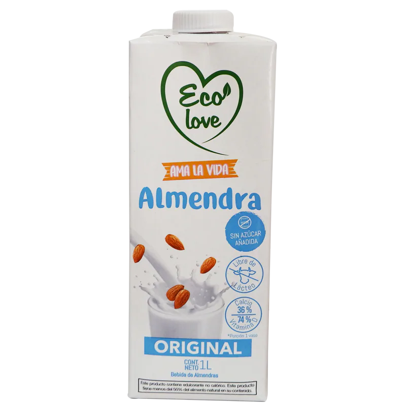 LECHE DE ALMENDRA 1L ECOLOVE
