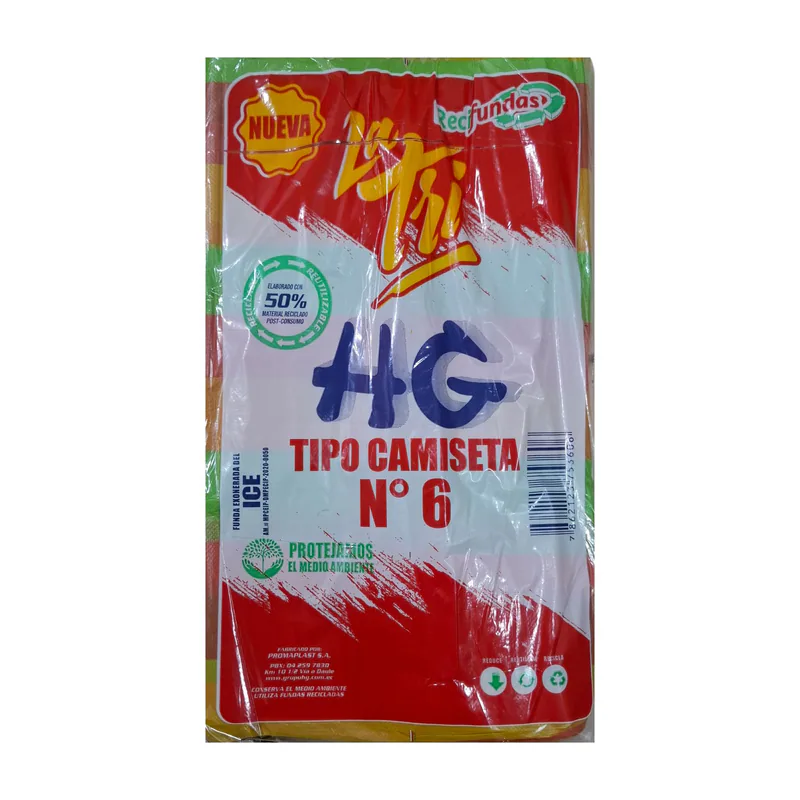 FUNDA CAMISETA HG 6 MIX/ TRICOLOR