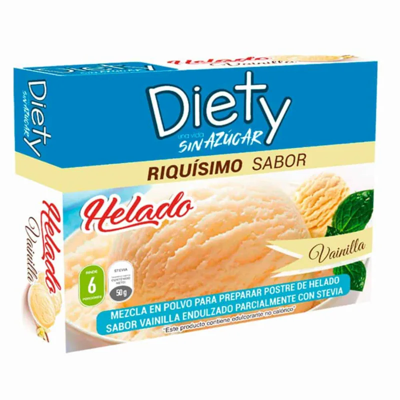 DIETY HELADO VAINILLA S/A 50GR