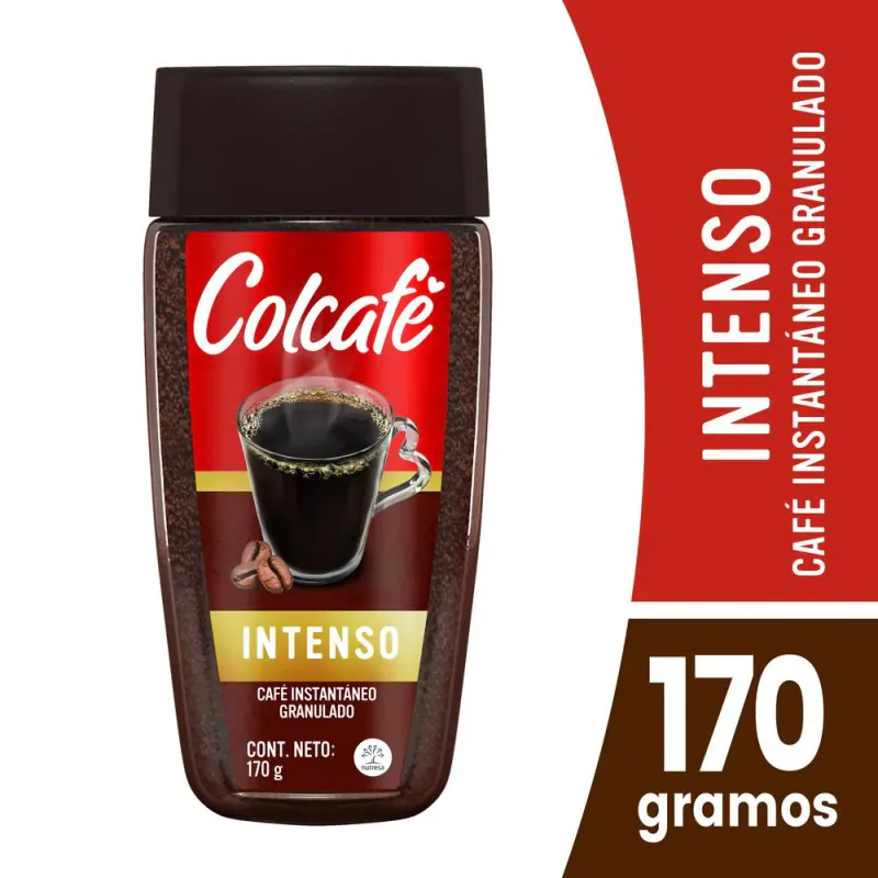 CAFE COLCAFE INTENSO GRANULADO INSTANTANEO FRASCO 170GR